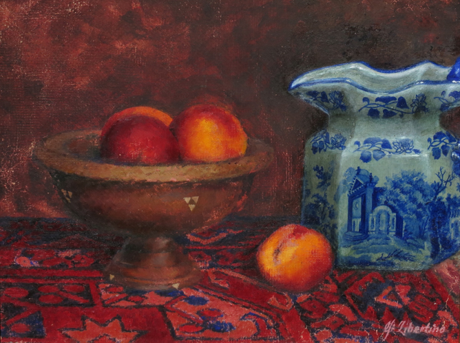 oil on plastered linen
