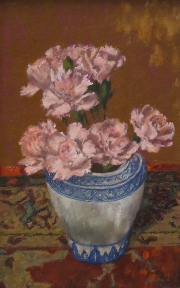 oil on buckram