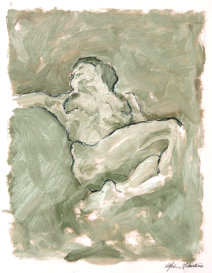 oil on vellum