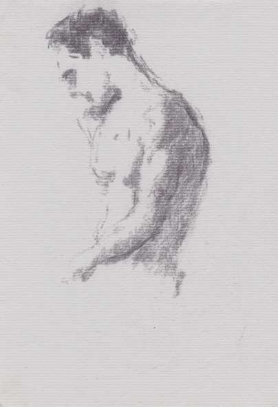 charcoal on paper