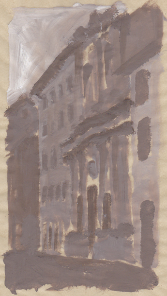 guache on vellum