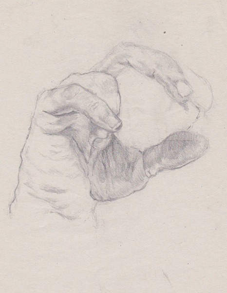 pencil on paper