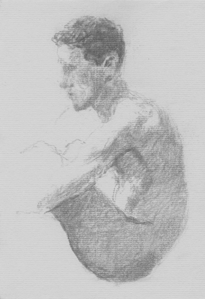 charcoal on paper