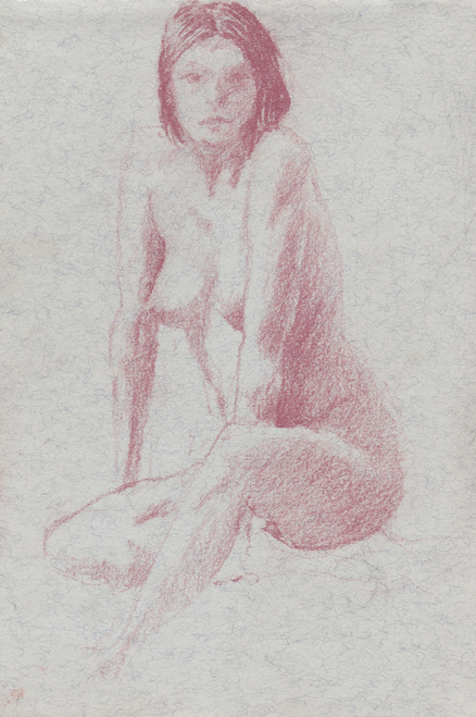 conte on paper
