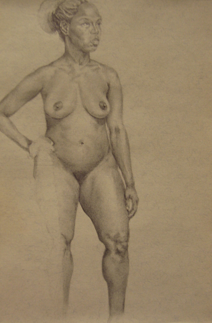 pencil on paper