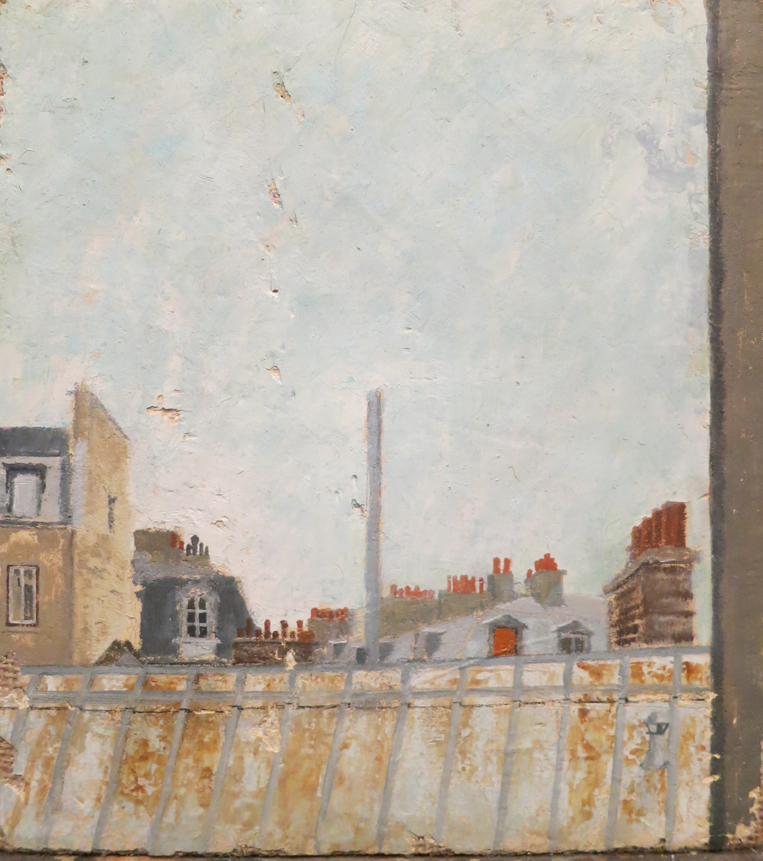 oil on plastered
