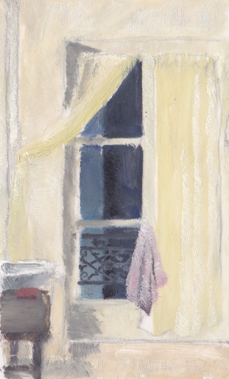 oil on vellum