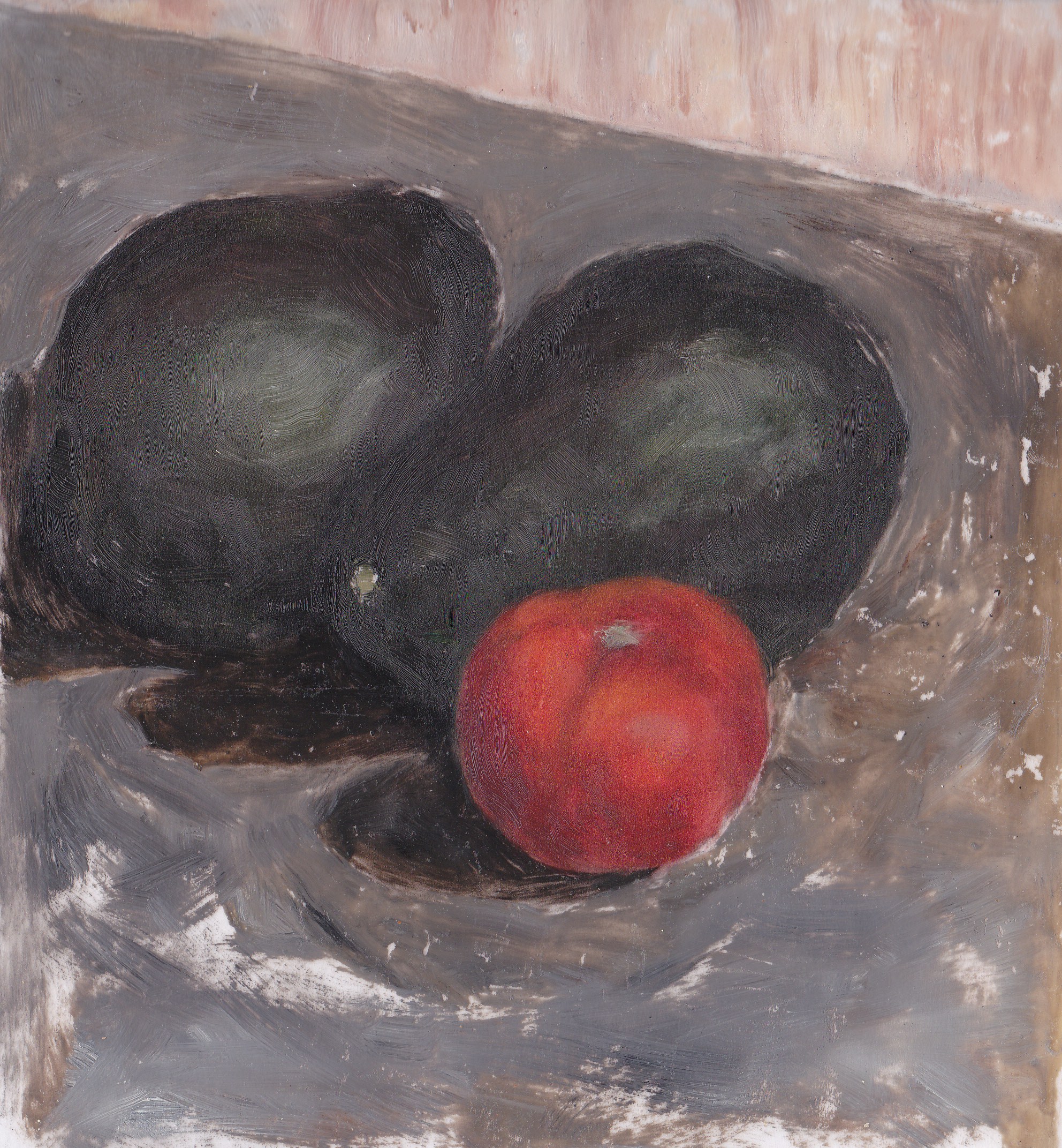 oil on vellum