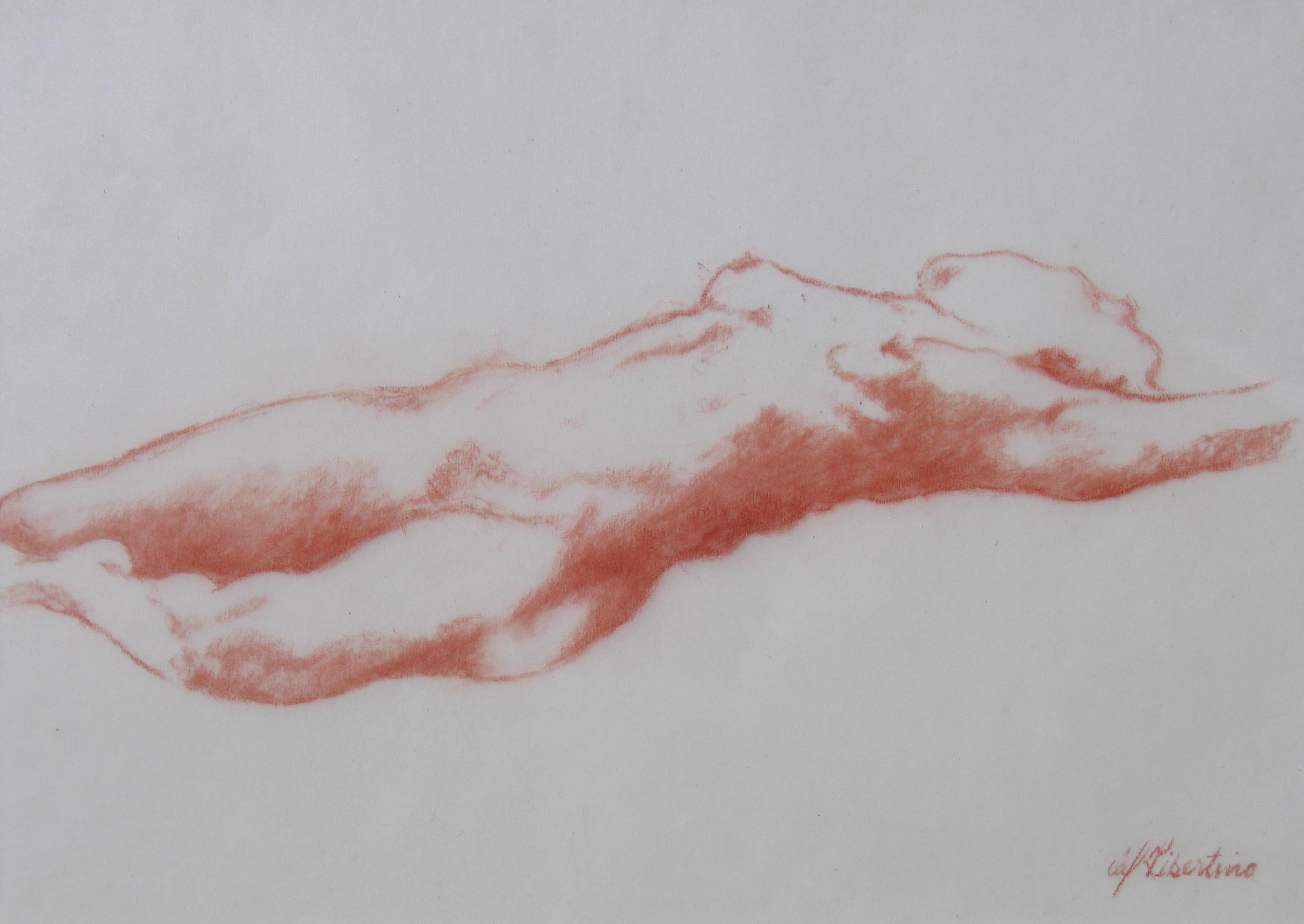 pastel on paper