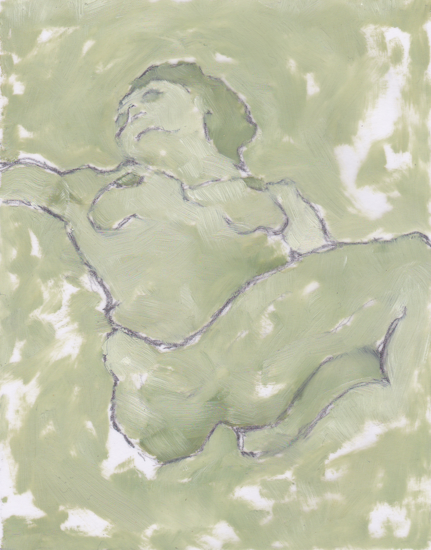 oil on vellum