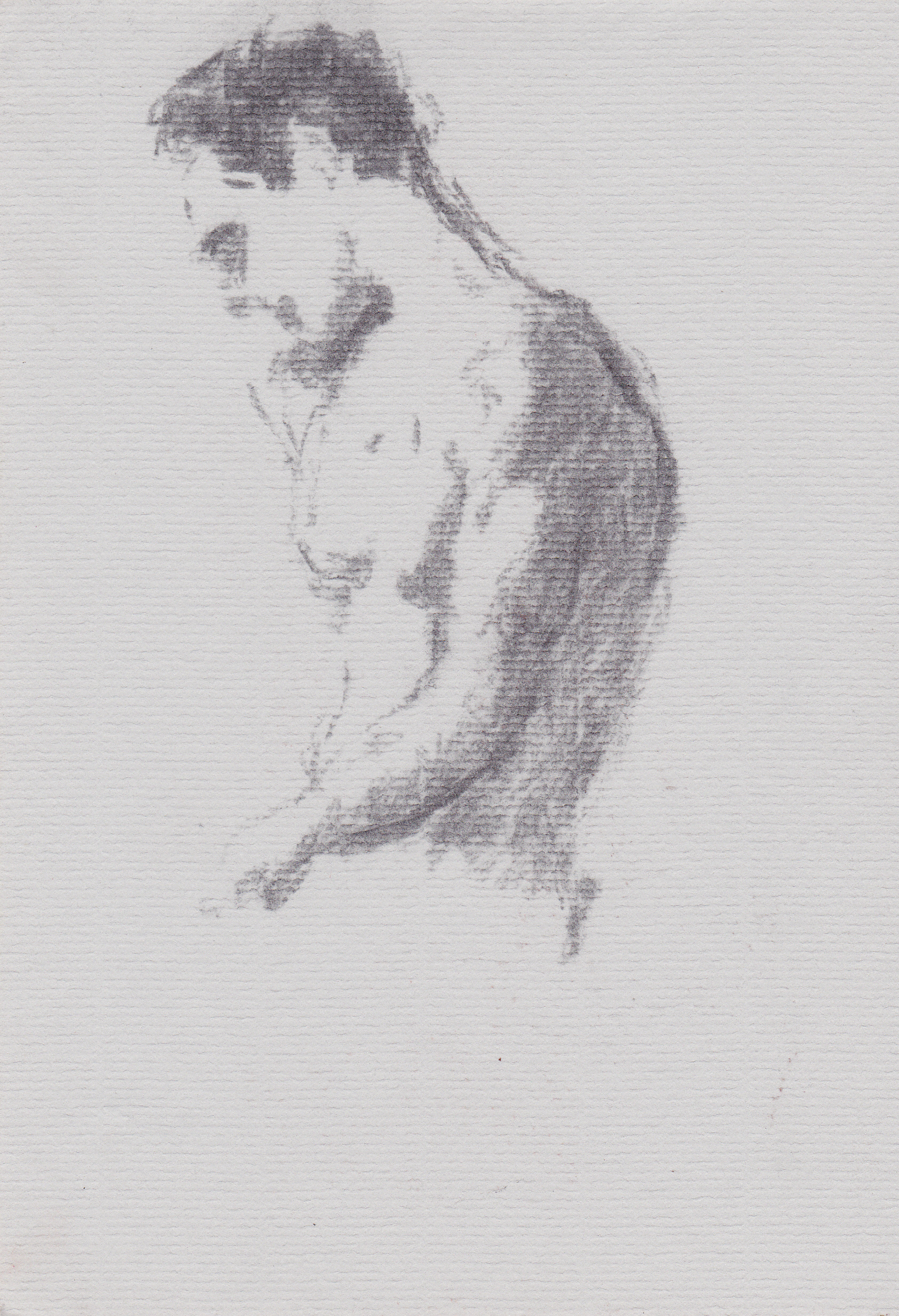 charcoal on paper