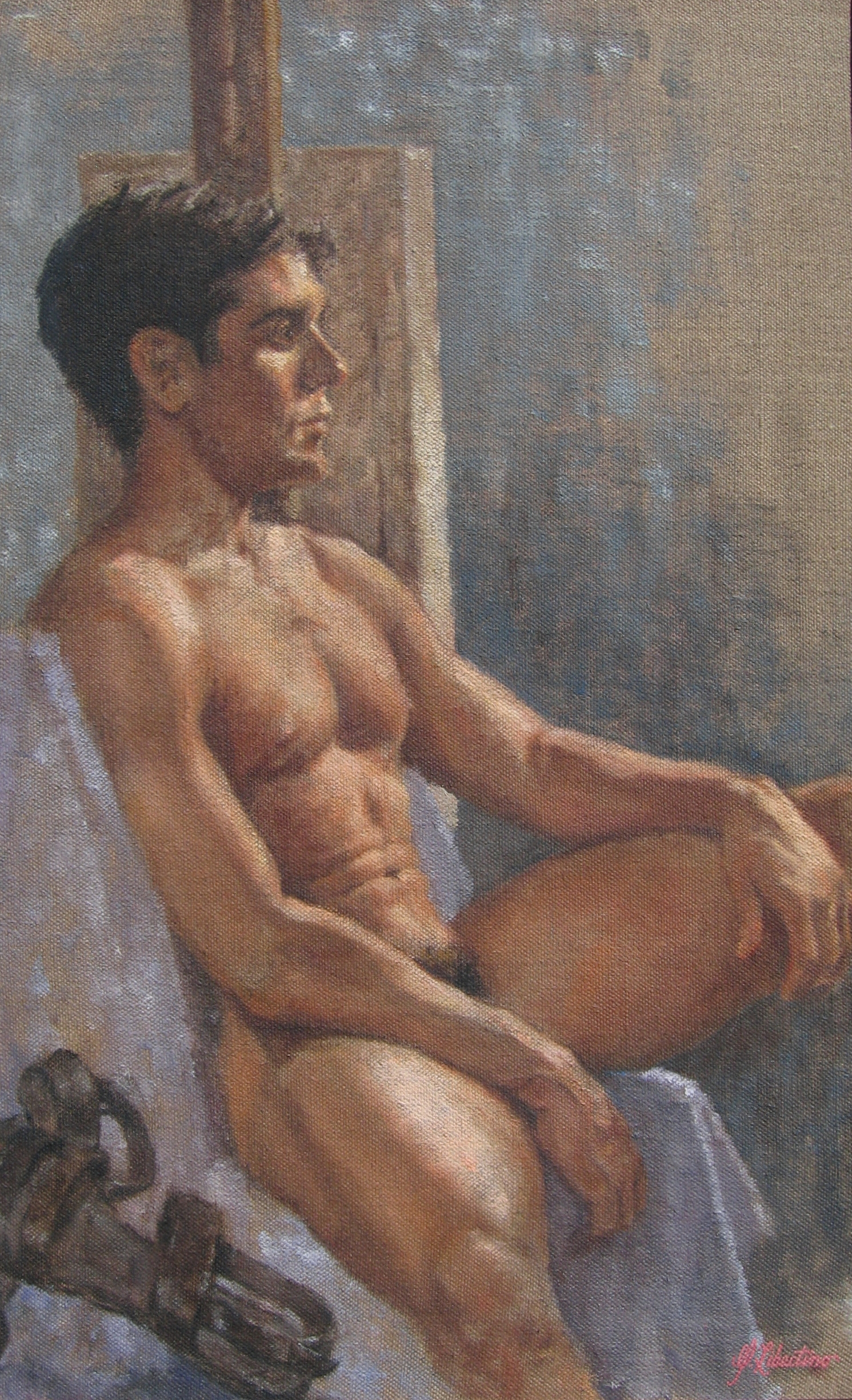 oil on linen