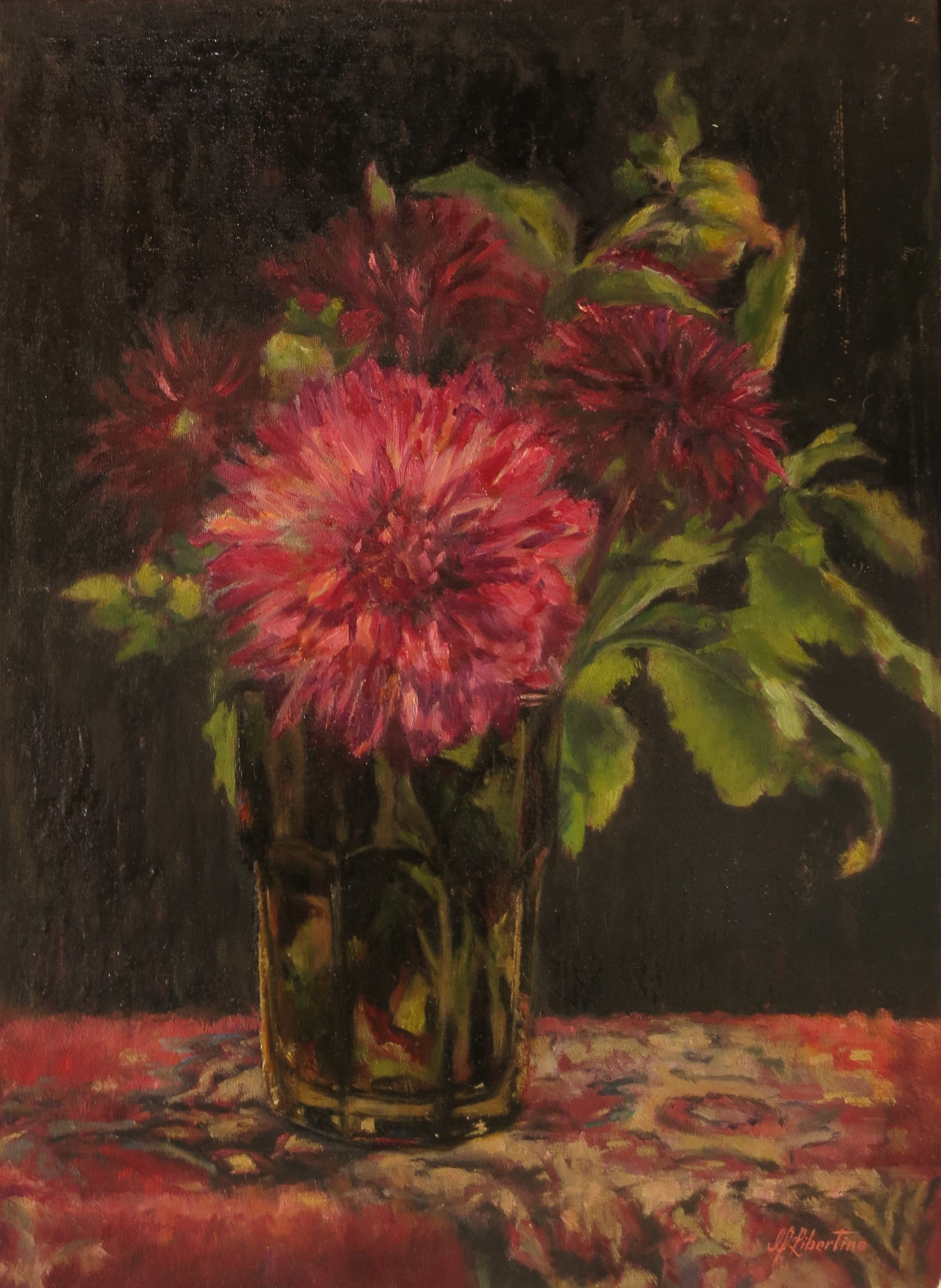 oil on buckram