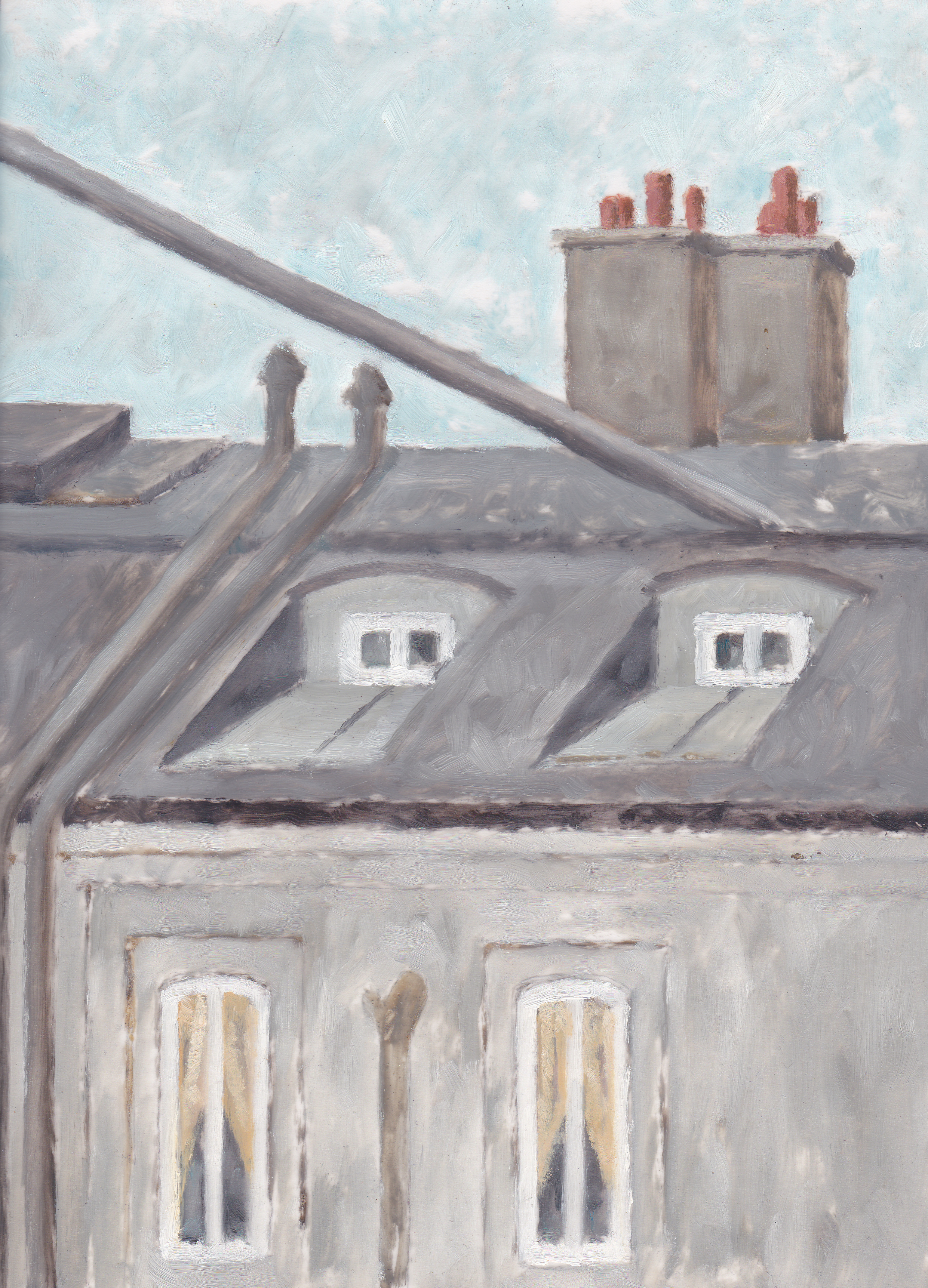 oil on vellum